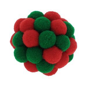 Ball Shape Cat Teaser Toys Red Green